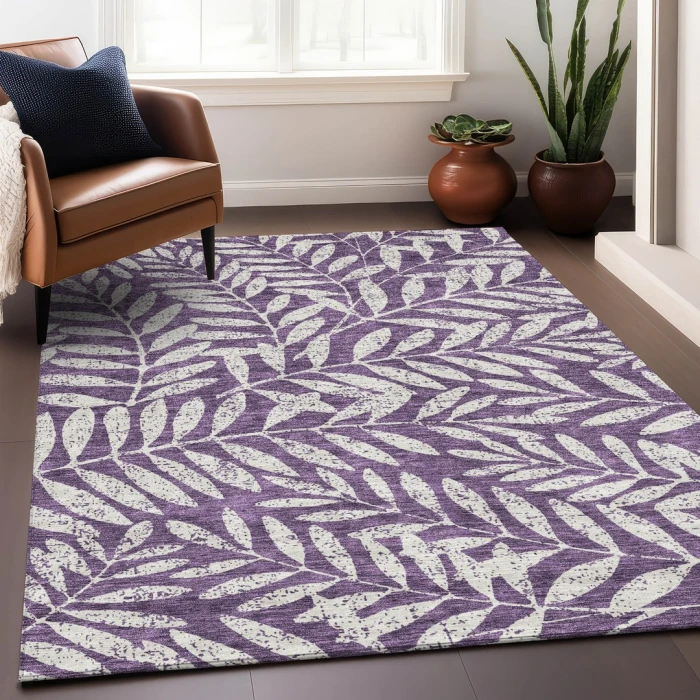 Addison Mayfield Purple AMF899 9ft. x 12ft. Rect. Rug