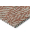 Addison Mayfield Orange AMF899 - 8ft. Round Rug