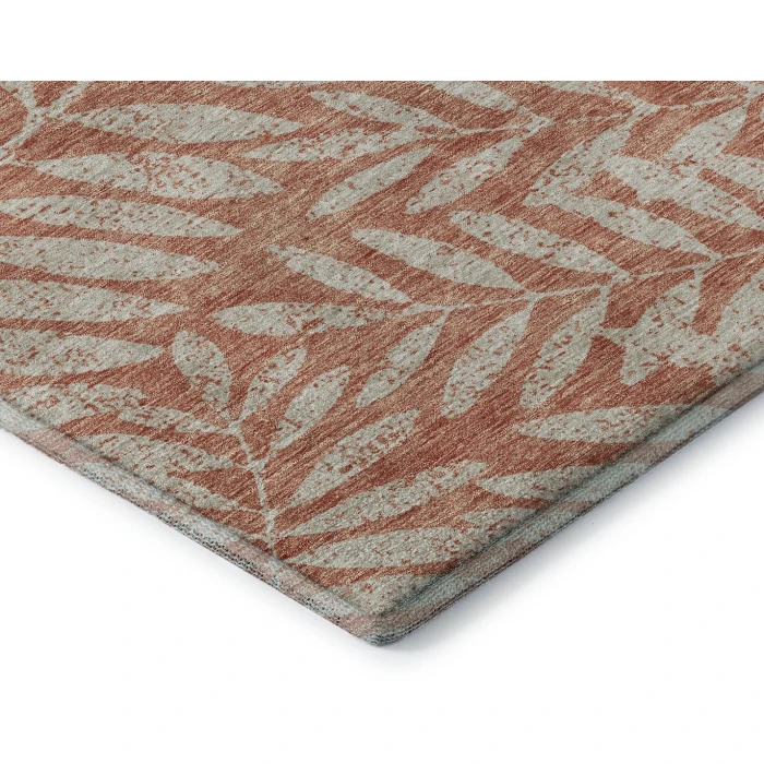 Addison Mayfield Orange AMF899 - 8ft. Round Rug