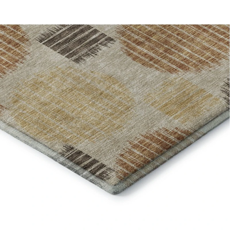 Addison Mayfield Brown AMF900 - 8ft. Round Rug