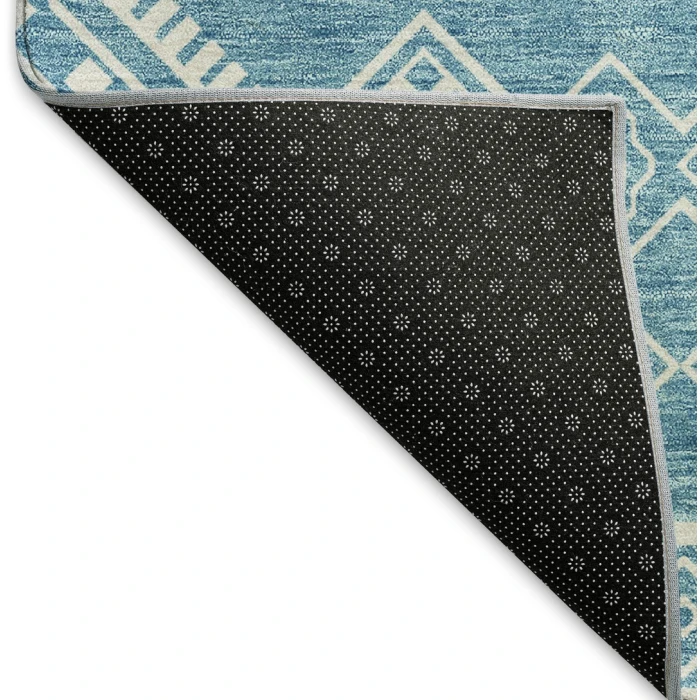 Addison Mayfield Teal AMF901 - 8ft. Round Rug