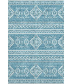 Addison Mayfield Teal AMF901 - 8ft. Round Rug
