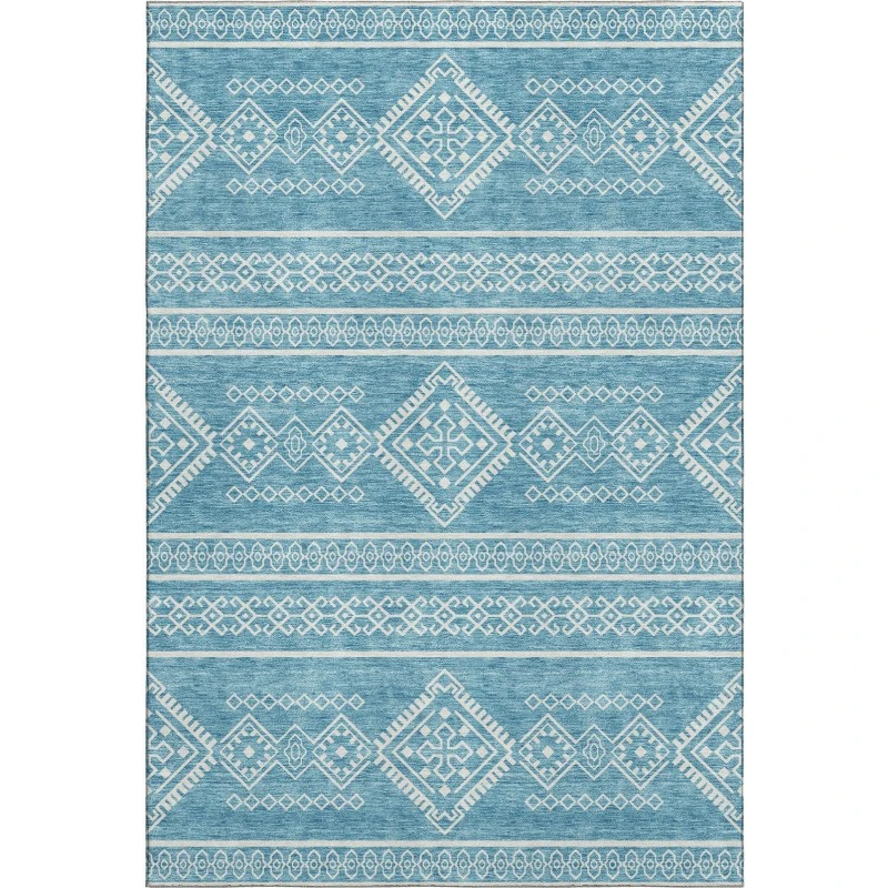 Addison Mayfield Teal AMF901 5ft. x 7ft. 6in. Rect. Rug