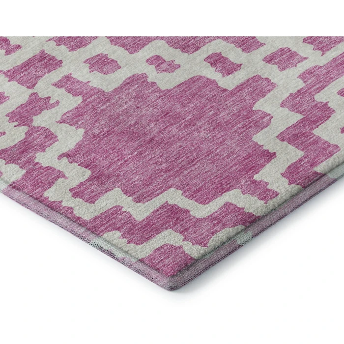 Addison Mayfield Pink AMF902 - 8ft. Round Rug