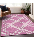 Addison Mayfield Pink AMF902 - 8ft. Round Rug