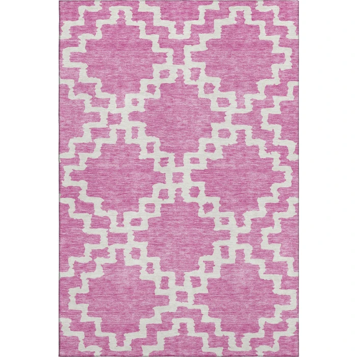 Addison Mayfield Pink AMF902 - 8ft. Round Rug