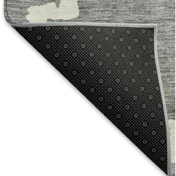 Addison Mayfield Gray AMF902 - 8ft. Round Rug