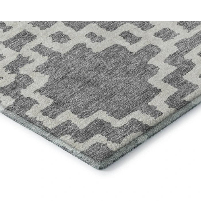Addison Mayfield Gray AMF902 - 8ft. Round Rug