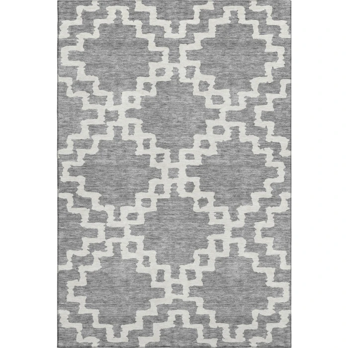 Addison Mayfield Gray AMF902 - 8ft. Round Rug