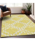 Addison Mayfield Gold AMF902 - 8ft. Round Rug