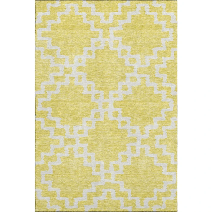 Addison Mayfield Gold AMF902 - 8ft. Round Rug