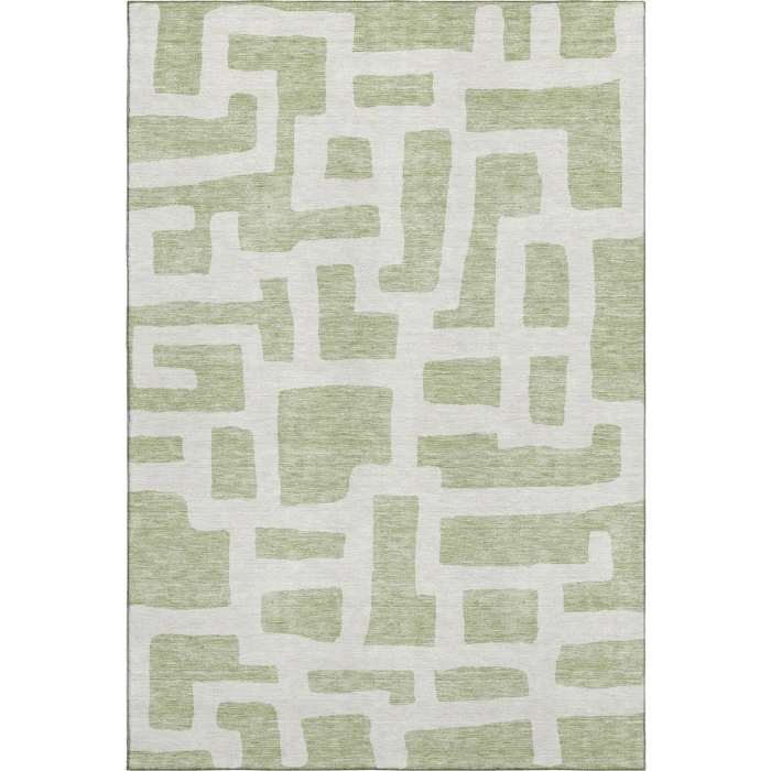 Addison Mayfield Green AMF903 - 8ft. Round Rug