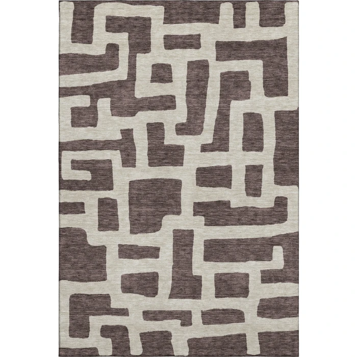 Addison Mayfield Brown AMF903 - 8ft. Round Rug