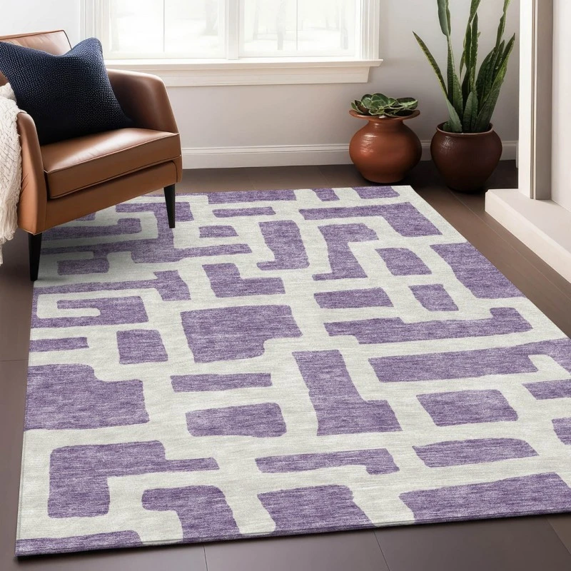 Addison Mayfield Purple AMF903 2ft. 3in. x 7ft. 6in. Rect. Rug