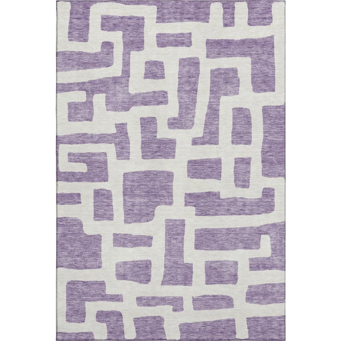 Addison Mayfield Purple AMF903 - 8ft. Round Rug