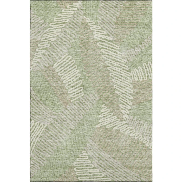 Addison Mayfield Green AMF904 - 8ft. Round Rug