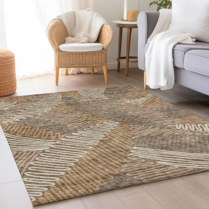 Addison Mayfield Brown AMF904 8ft. x 10ft. Rect. Rug