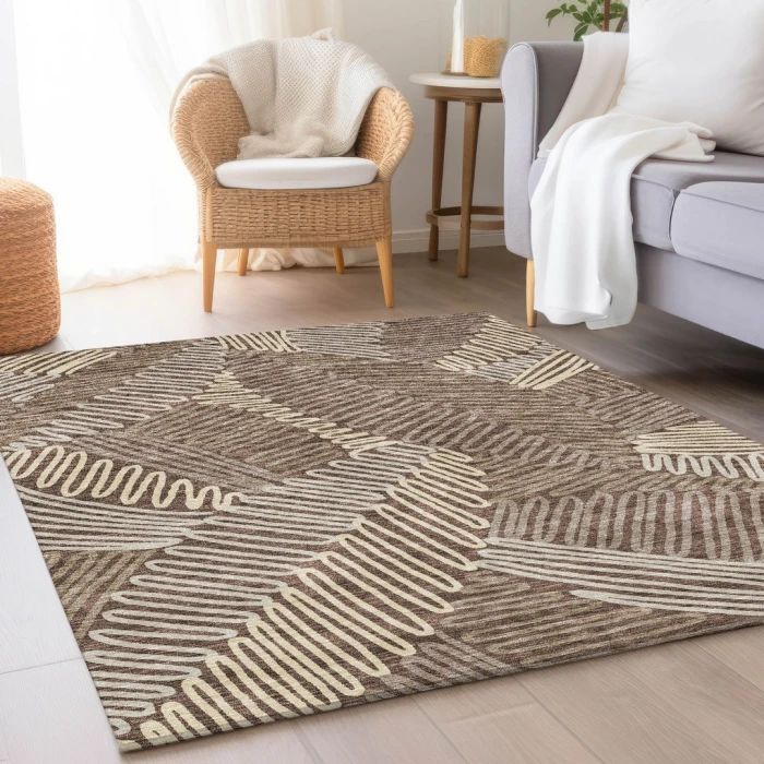 Addison Mayfield Brown AMF904 2ft. 3in. x 7ft. 6in. Rect. Rug