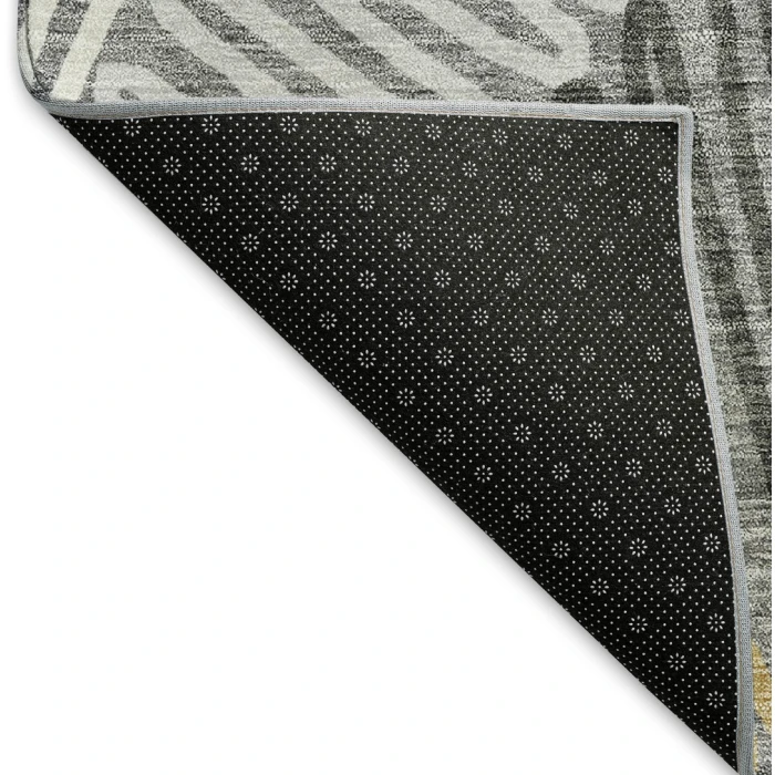 Addison Mayfield Gray AMF904 - 8ft. Round Rug