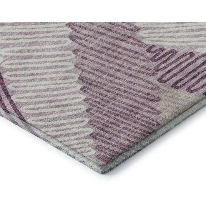 Addison Mayfield Purple AMF904 2ft. 3in. x 7ft. 6in. Rect. Rug