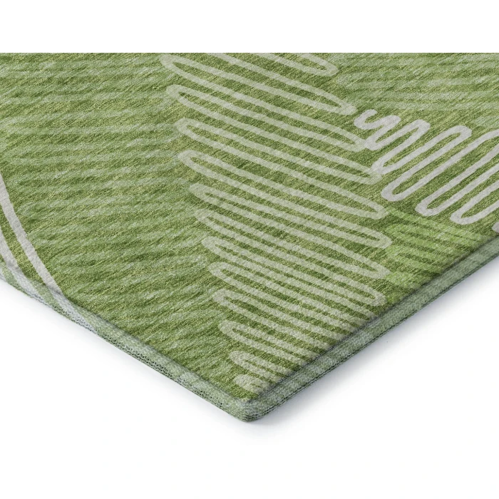 Addison Mayfield Green AMF904 2ft. 3in. x 7ft. 6in. Rect. Rug