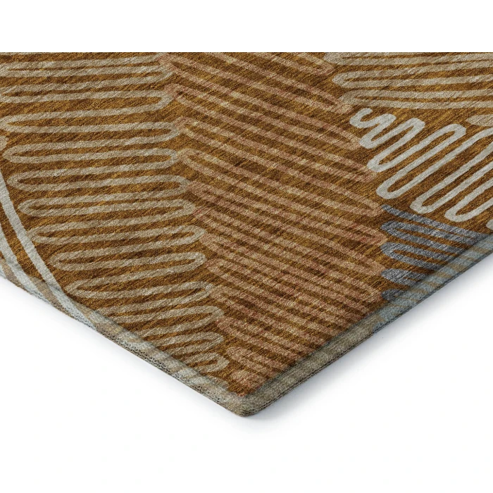 Addison Mayfield Orange AMF904 2ft. 3in. x 7ft. 6in. Rect. Rug