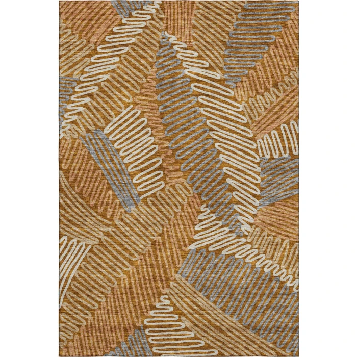 Addison Mayfield Orange AMF904 2ft. 3in. x 7ft. 6in. Rect. Rug