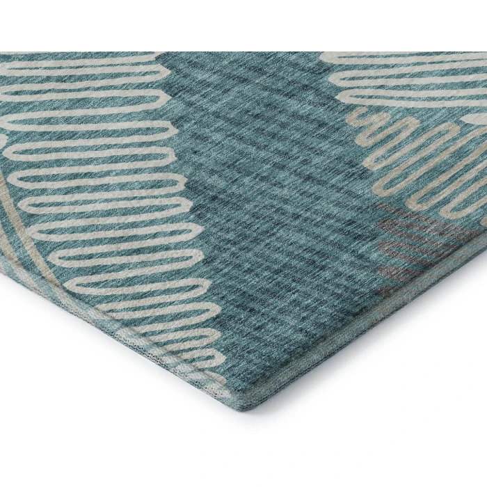 Addison Mayfield Teal AMF904 9ft. x 12ft. Rect. Rug