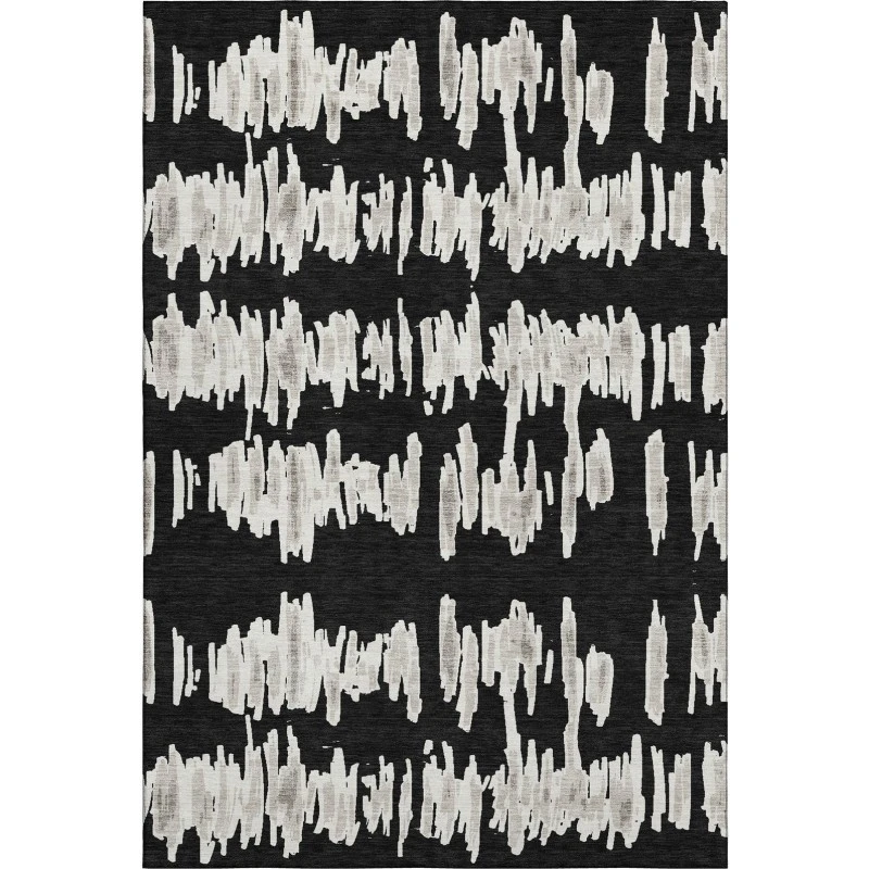 Addison Mayfield Black AMF905 2ft. 3in. x 7ft. 6in. Rect. Rug