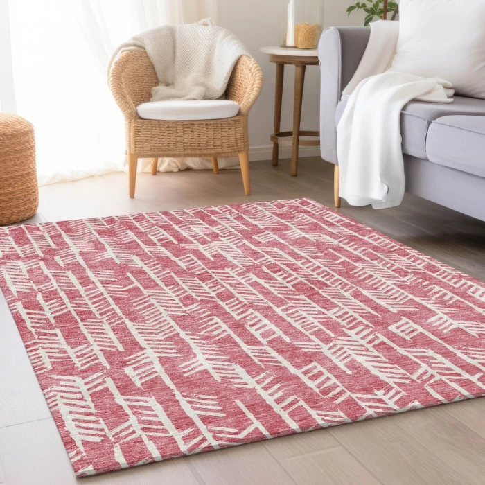 Addison Mayfield Pink AMF906 2ft. 3in. x 7ft. 6in. Rect. Rug