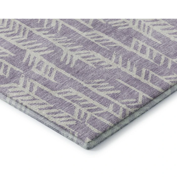 Addison Mayfield Purple AMF906 2ft. 3in. x 7ft. 6in. Rect. Rug