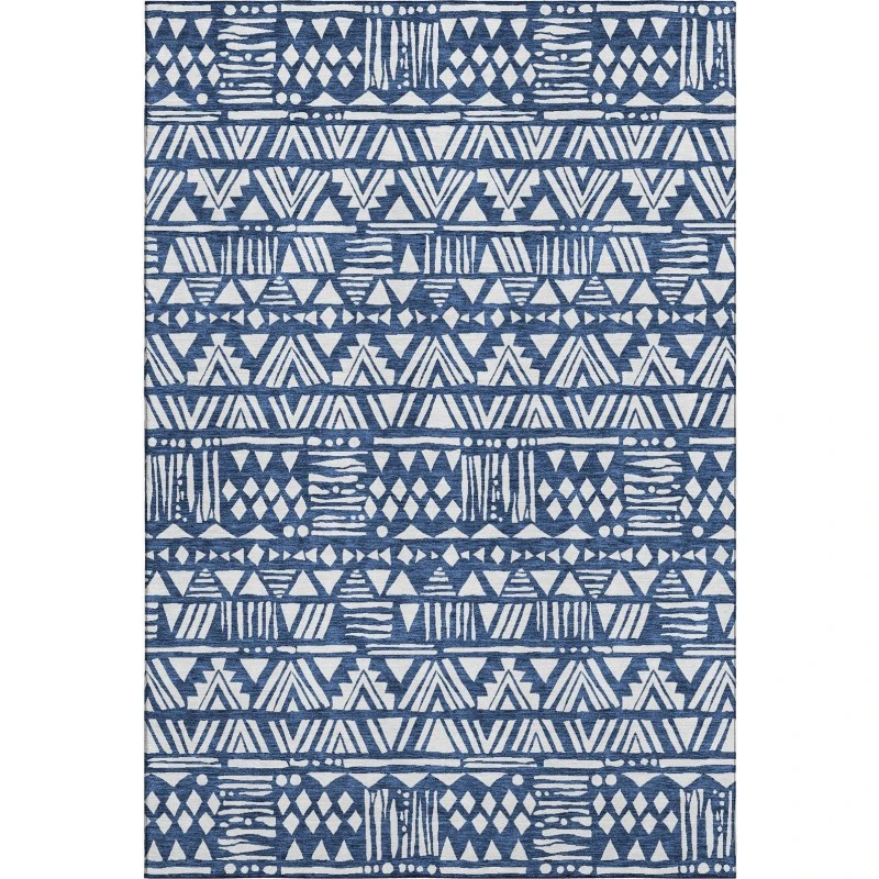 Addison Mayfield Blue AMF907 2ft. 3in. x 7ft. 6in. Rect. Rug