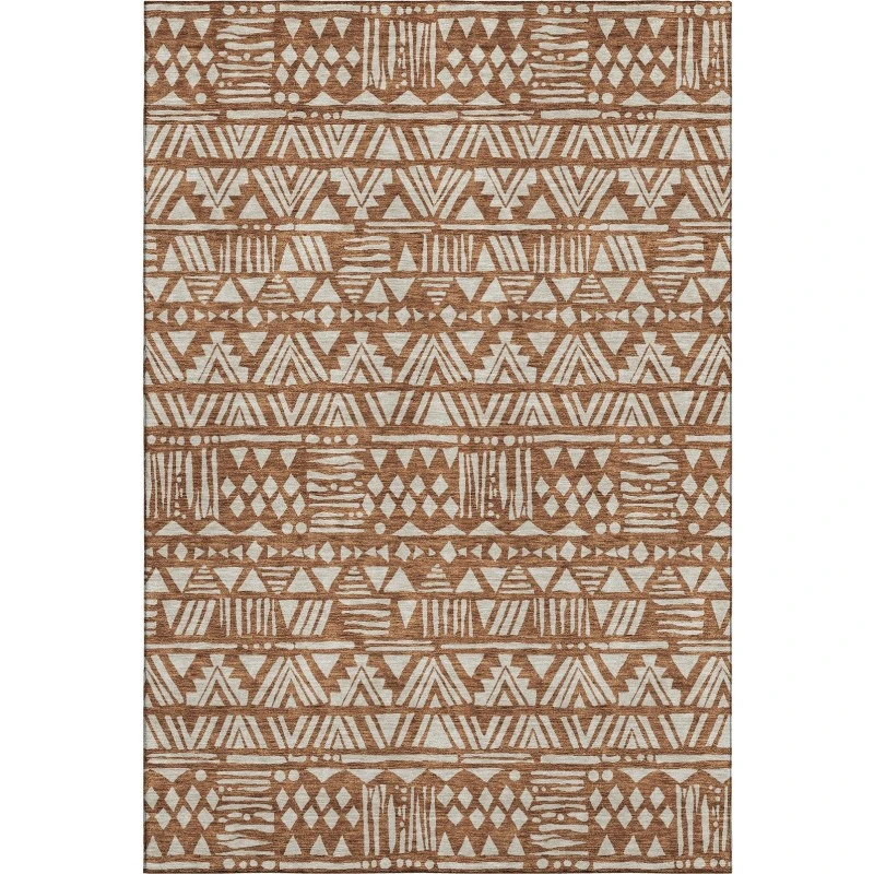 Addison Mayfield Orange AMF907 2ft. 3in. x 7ft. 6in. Rect. Rug