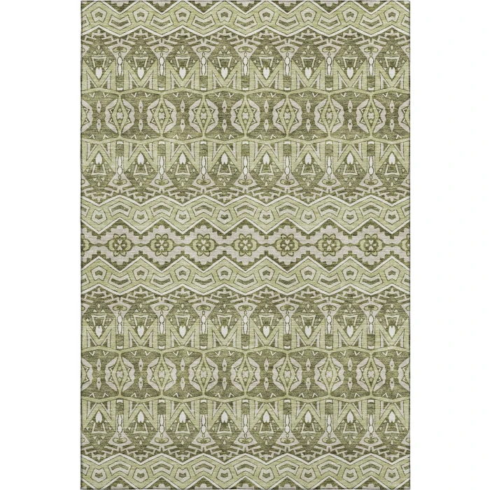 Addison Mayfield Green AMF909 - 8ft. Round Rug
