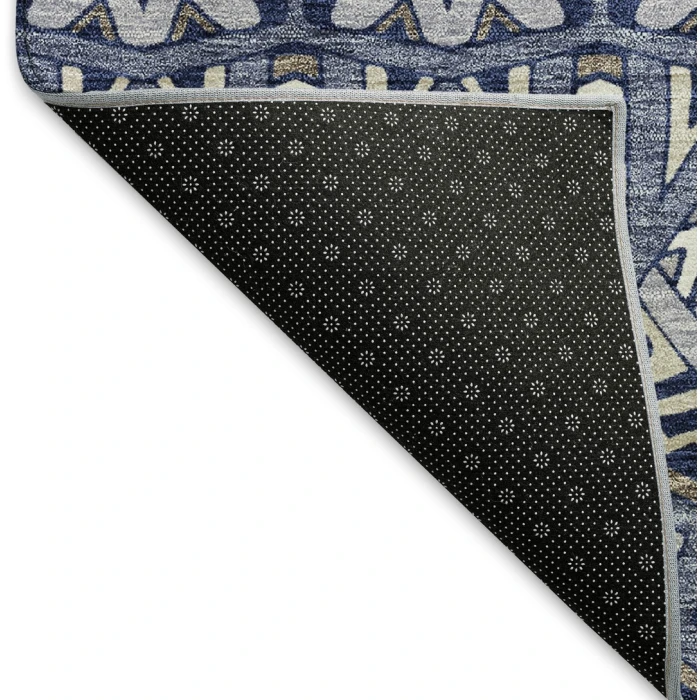 Addison Mayfield Blue AMF909 - 8ft. Round Rug