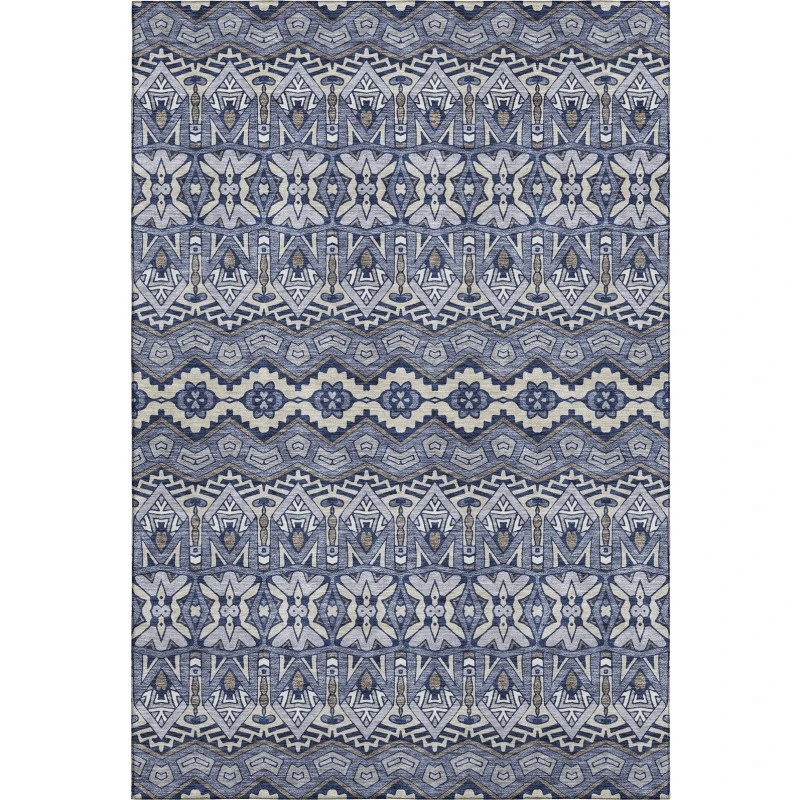 Addison Mayfield Blue AMF909 9ft. x 12ft. Rect. Rug