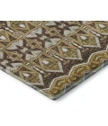 Addison Mayfield Gold AMF909 - 8ft. Round Rug
