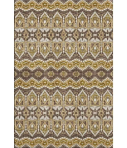 Addison Mayfield Gold AMF909 - 8ft. Round Rug