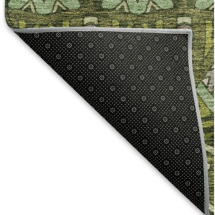 Addison Mayfield Green AMF909 - 8ft. Round Rug