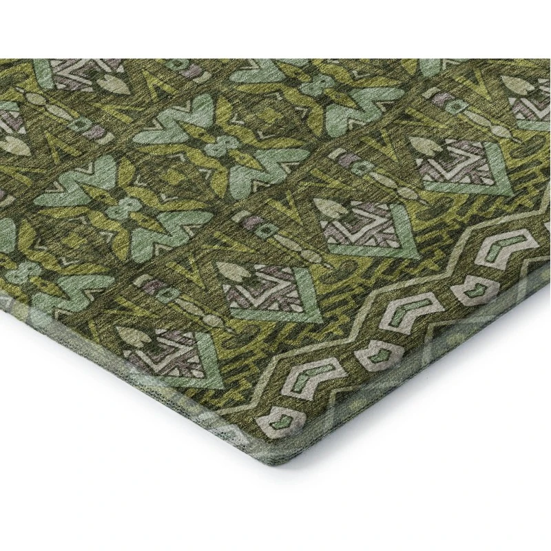 Addison Mayfield Green AMF909 2ft. 3in. x 7ft. 6in. Rect. Rug
