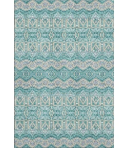 Addison Mayfield Teal AMF909 2ft. 3in. x 7ft. 6in. Rect. Rug