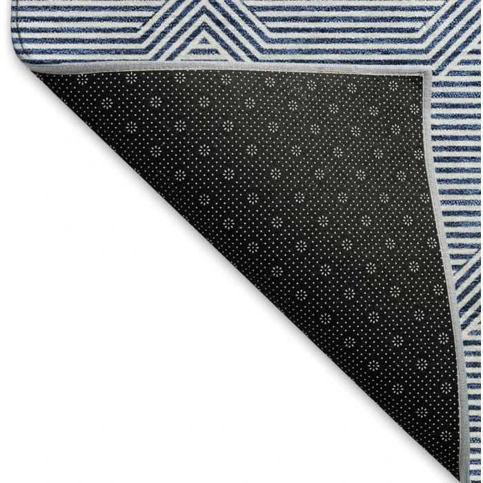 Addison Mayfield Blue AMF910 - 8ft. Round Rug
