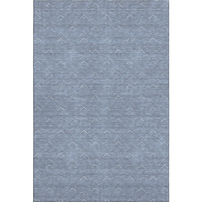 Addison Mayfield Blue AMF910 - 8ft. Round Rug