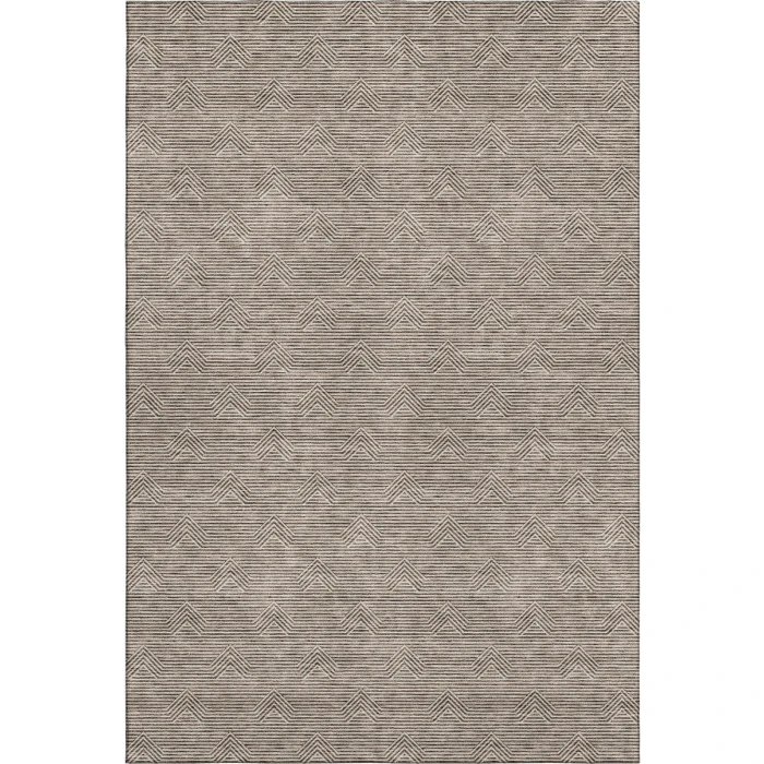 Addison Mayfield Brown AMF910 - 8ft. Round Rug