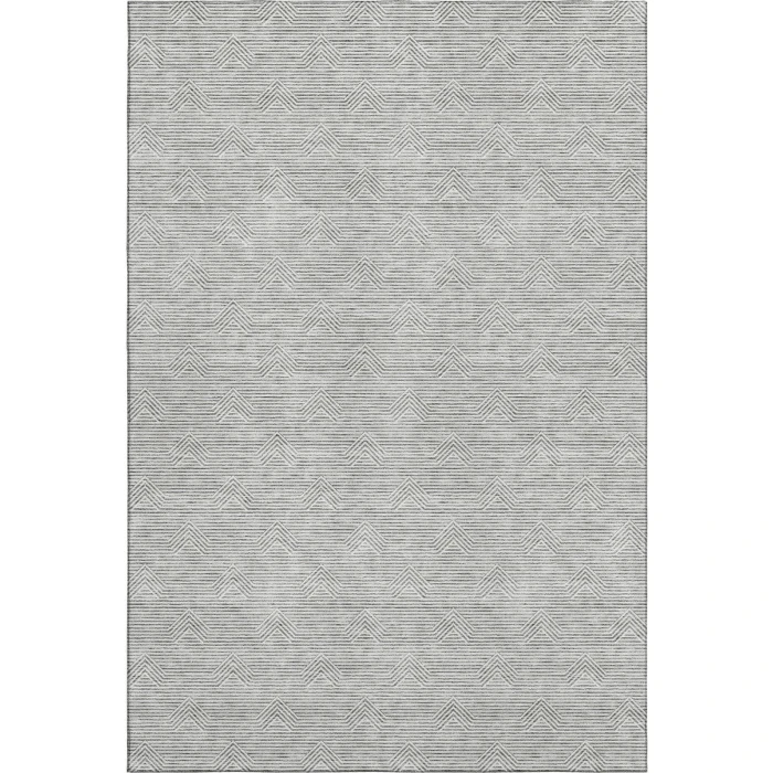 Addison Mayfield Gray AMF910 - 8ft. Round Rug