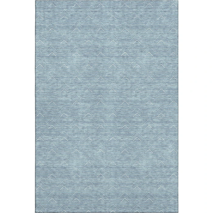 Addison Mayfield Teal AMF910 - 8ft. Round Rug