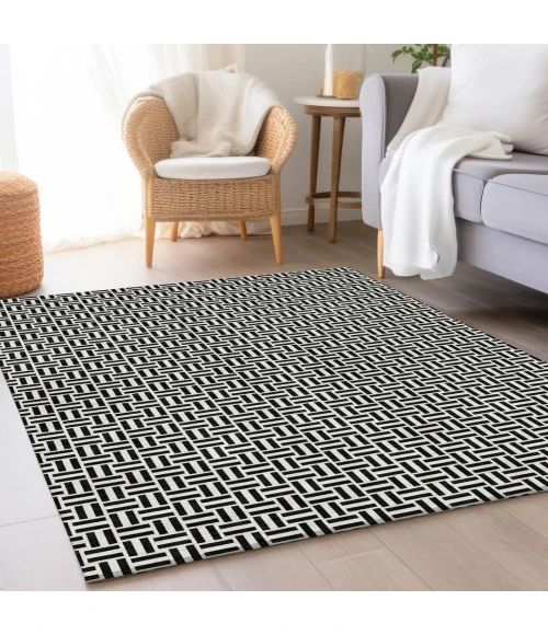 Addison Mayfield Black AMF911 2ft. 3in. x 7ft. 6in. Rect. Rug