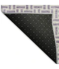 Addison Mayfield Purple AMF911 - 8ft. Round Rug