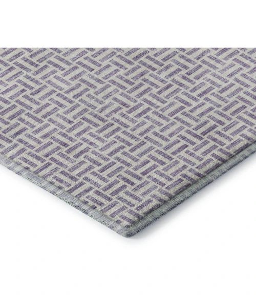 Addison Mayfield Purple AMF911 - 8ft. Round Rug