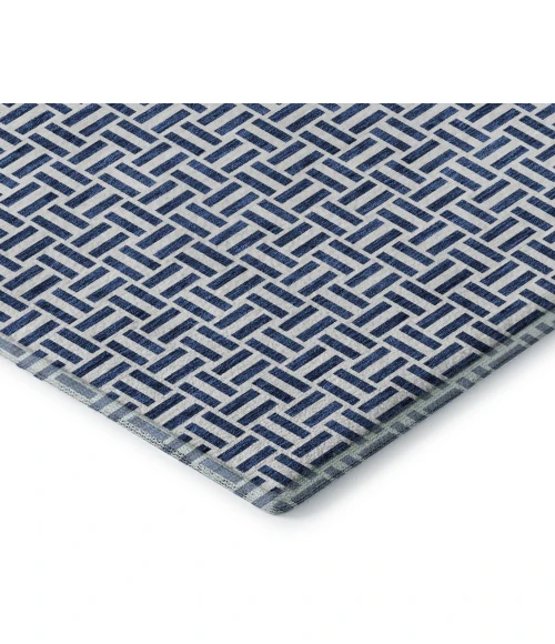 Addison Mayfield Blue AMF911 2ft. 3in. x 7ft. 6in. Rect. Rug